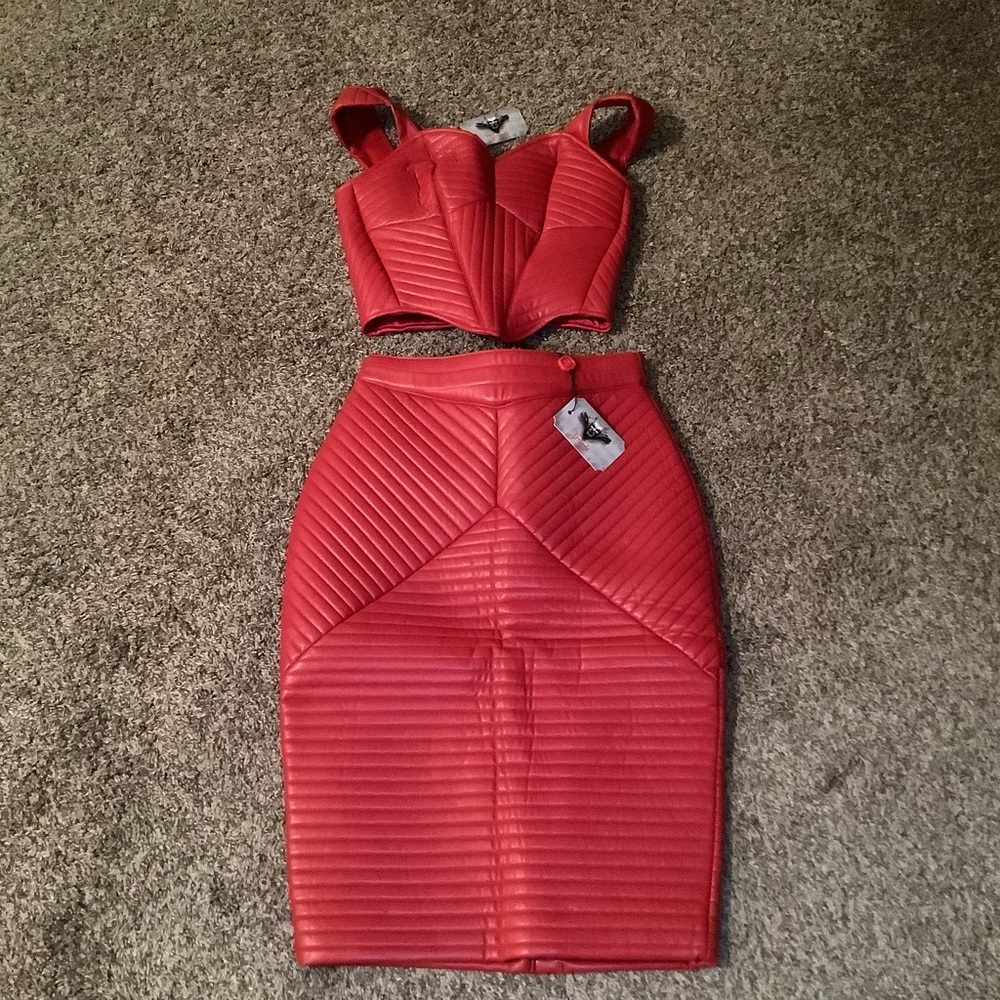 Bram Stoker’s Dracula Quilted Order of the Dragon Armor Bustier & Pencil Skirt